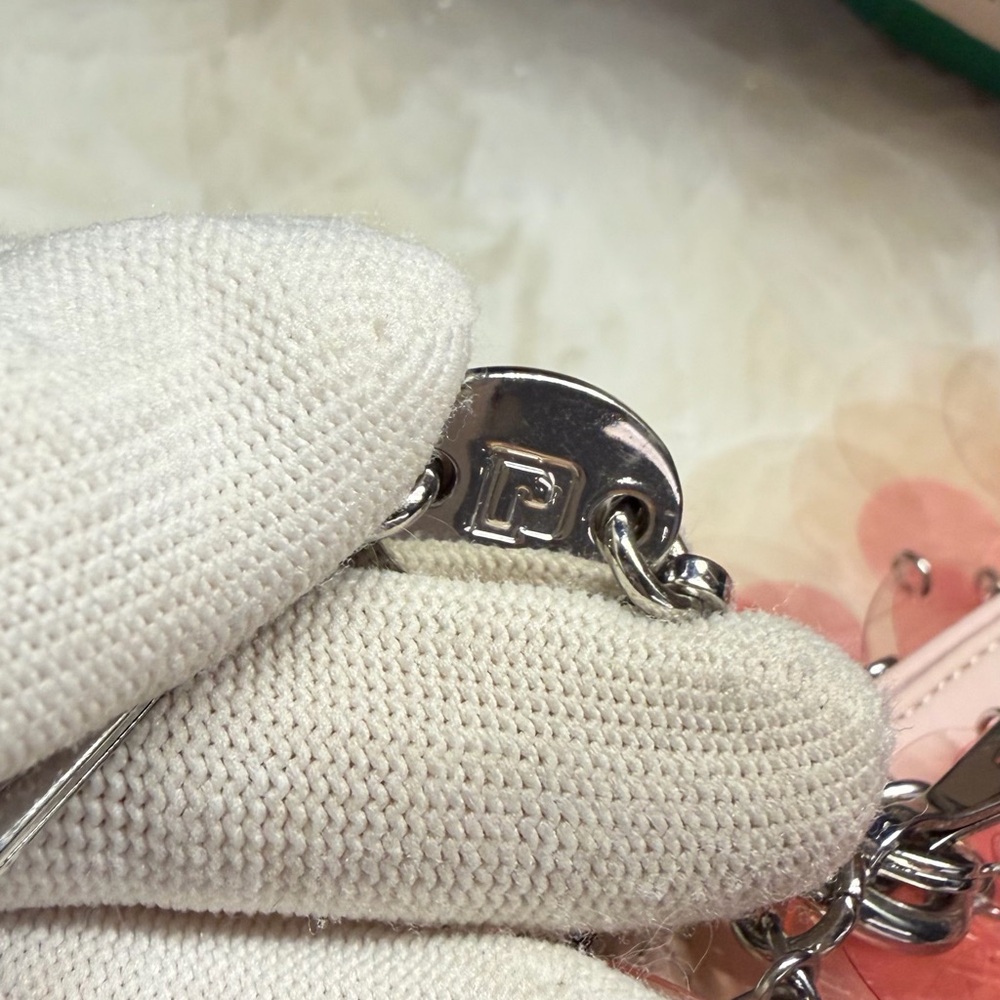 Paco rabanne Pink Sequin Chain Shoulder Bag - Picture 2 of 14